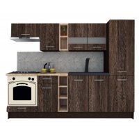 Bucatarie MARINA NEW 250 A Wenge / Decor 7648